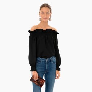 🖤🌟Tuckernuck Black off shoulder Marguerite Blouse   Size L